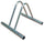 Porte-vélos modulable pour 1 place en acier Bikky 8011W Agrati