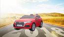 Macchina Elettrica per Bambini 2 Posti 12V Mp4 con Licenza Audi Q5 Quattro Rossa