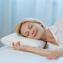 Cuscino Memory Foam a Rimbalzo Rapido 60x40x10 cm con Copertura Rimovibile e Lavabile Bianco Crema   