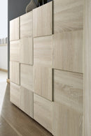Mobile Buffet 3 Ante 180x42x84 cm in Legno TFT Chequers Rovere Samoa