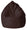 Pouf pouf en similicuir marron Avalli
