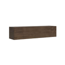 Mobile Pensile TV con Anta a Ribalta e Foro Passacavi 173,6x40x39,5 cm Noce
