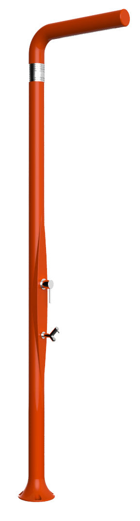 prezzo Doccia da Esterno Giardino Miscelatore e Lavapiedi Arkema Funny Yang Arancio