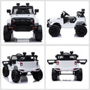 Macchina Elettrica per Bambini 12V Fuoristrada Bianca