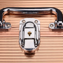 Valigetta per Estetista 27.5x20.5x20.5 cm Case Portatrucchi Make UP in Alluminio