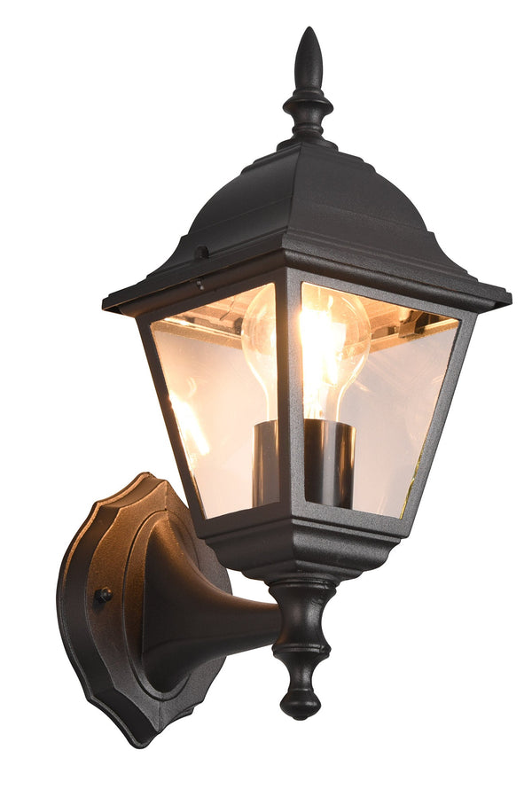 Applique da Esterno Attacco E27 in Alluminio Nero Opaco online