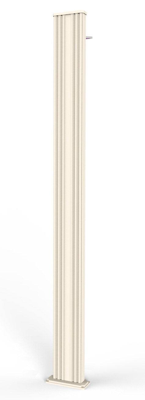 Doccia da Esterno Giardino Miscelatore e Lavapiedi Arkema Spring S Fascia Inox Champagne Bronze