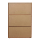 Libreria Mobiletto 6 Scomparti 59.6x29x90.5 cm in Legno MDF Naturale