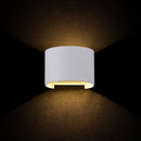 Lampada da parete Outdoor in Metallo Fulton Bianco