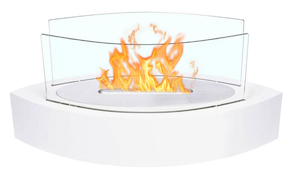 Cheminée de Table Bioéthanol 50,5x23,5 cm Menzi Blanc Ivoire prezzo