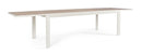 Tavolo Allungabile da Esterno 220-340x100x75h cm in Alluminio e Polywood Belmar Vapor  