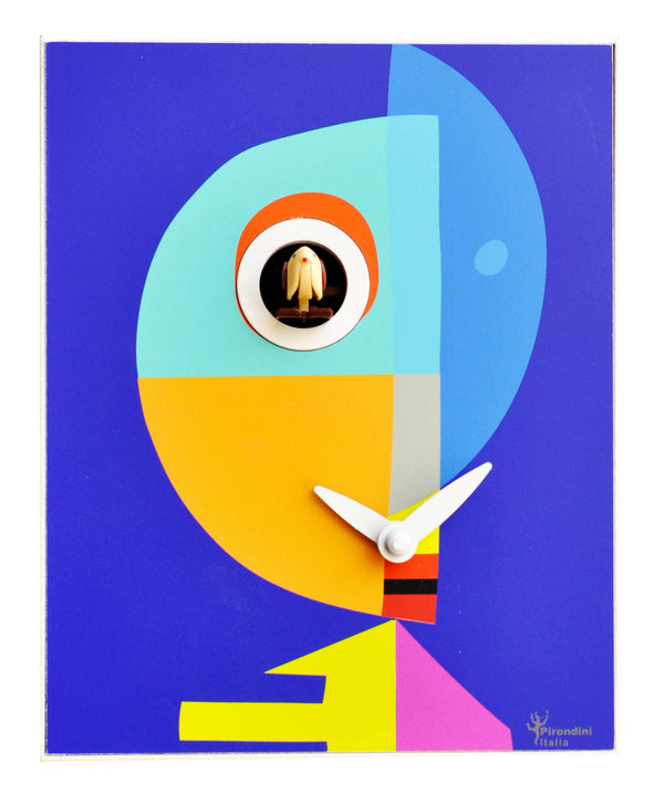 Horloge Coucou Murale 16,5x20x10cm Pirondini Italia D'Apres Klee sconto