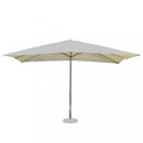 Ombrellone da Giardino 3x3 m Palo Ø25 mm Mercurio in Acciaio Tortora Telo Beige