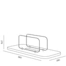 Camino a Bioetanolo da Tavolo 86x39x27,6 cm 2000W 2,2L Rialto Nero 