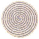 Set 6 Tovagliette Ø38 cm  in Paglia e Carta VdE Tivoli 1996 Spiral