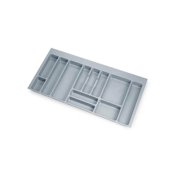 acquista Range-couverts pour tiroirs 100 cm en plastique gris Emuca Optima