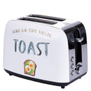 Tostapane Elettrico 28,5x18,5x19,5 cm 925W VdE Tivoli 1996 Le Travisate Bianco