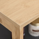 Mobile a Colonna da Bagno 32x30x80 cm  Bambù e Grigio