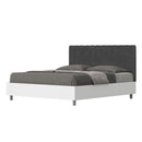 Letto Matrimoniale Kaia Grigio Varie Misure