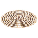 Set 6 Tovagliette Ø38 cm  in Paglia e Carta VdE Tivoli 1996 Spiral