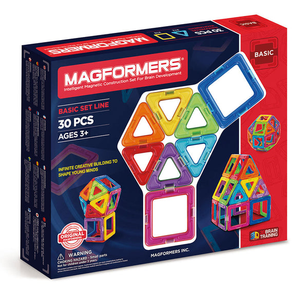 Constructions magnétiques 3D Jeu magnétique 30 pièces Magformers 30 Set online