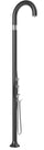 Mitigeur de douche de jardin extérieur inverseur et douchette mobile Arkema Funny Yin Top Line Perla Nera