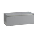 Mobile da Bagno Sospeso e Cassetto Soft Closing per Lavabo in Appoggio in Melaminico 100x45x37cm TFT Ibiza Grigio