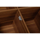 Libreria Mobiletto 6 Scomparti 59.6x29x90.5 cm in Legno MDF Naturale