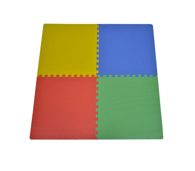 Tappeto Puzzle in EVA 4 Pz 60x61 cm Multicolore