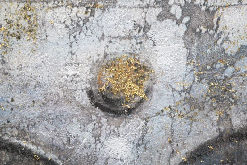 Dipinto su Tela Face Buddha Light 80x120x3 cm Cornice in Legno di Pino Multicolor