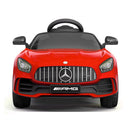 Macchina Elettrica per Bambini 12V con Licenza Mercedes GTR AMG Rossa