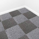 Set 20 Quadrotte di Moquette 50x50 cm 5mq in Grigio Platino