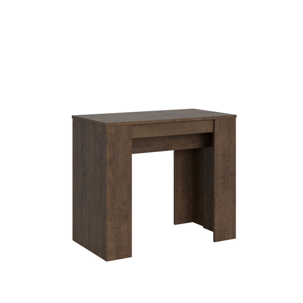 Consolle Allungabile 90-204x48x77 cm in Nobilitato Marrone acquista