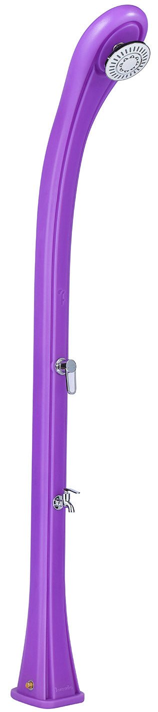 prezzo Douche Solaire de Jardin 28L Violet Mitigeur et Lave Pieds