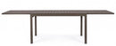 Tavolo Allungabile da Giardino 135-270x90x75h cm Pelagius Coffee