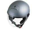 Casco Jet per Scooter Visiera Lunga CGM Florence 107A Verde Opaco