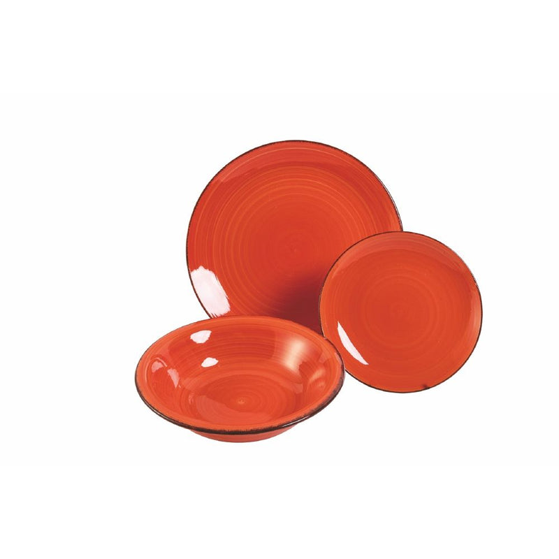 Servizio Piatti 12 Pezzi in Gres VdE Tivoli 1996 Baita Sunset