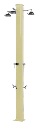 Doccia da Giardino a 3 Soffioni Miscelatore e Lavapiedi Arkema Big Jolly Champagne Bronze