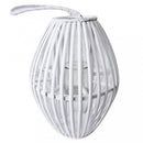Lanterna Gisele in Vimini Bianco
