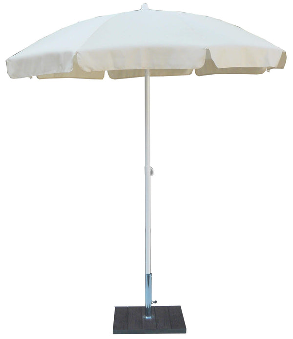 online Parasol de jardin en acier Ø2 m Maffei Novara Ecru