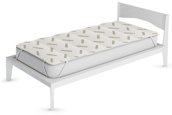 prezzo Surmatelas matelassé anti-acarien avec élastiques gris clair Différentes tailles