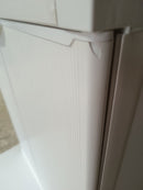 Coprilavatrice da Esterno 68,5x64,5x88 cm 2 Ante Bianco Seconda Scelta