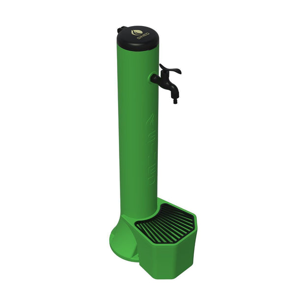 Fontana da Giardino con Rubinetto e Secchiello Sined Tritone Verde acquista