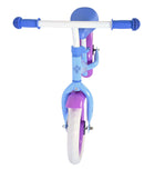 Balance Bike Bicicletta Senza Pedali per Bambini 12" Licenza Disney Frozen Azzurro e Lilla