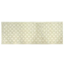 Tappeto Bagno Design Rombi 50x150 cm in Cotone Grigio