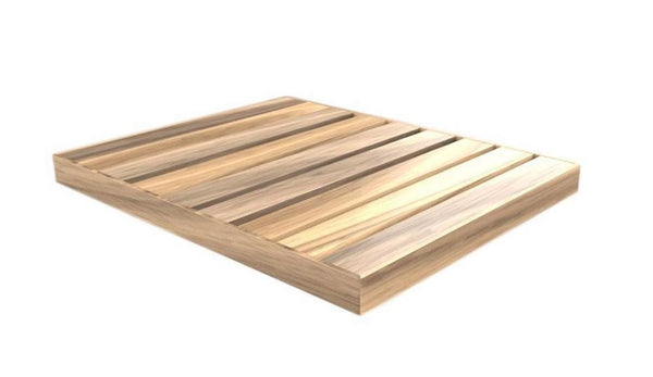 Piatto Doccia da Esterno 100x80 cm in Legno di Okumè Arkema Naturale sconto
