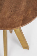 Tavolino Basso Ø50x50 cm in Legno