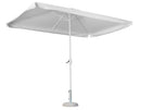 Ombrellone da Giardino 3x2m Tessuto Poliestere Bianco