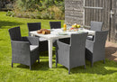 Tavolo da Giardino 165x94x74 cm in Resina Keter Futura Bianco