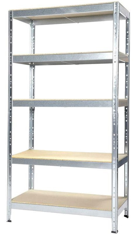 Étagère en Métal 5 Étagères en Aggloméré 90x40x176 cm Galvanisé Joker acquista